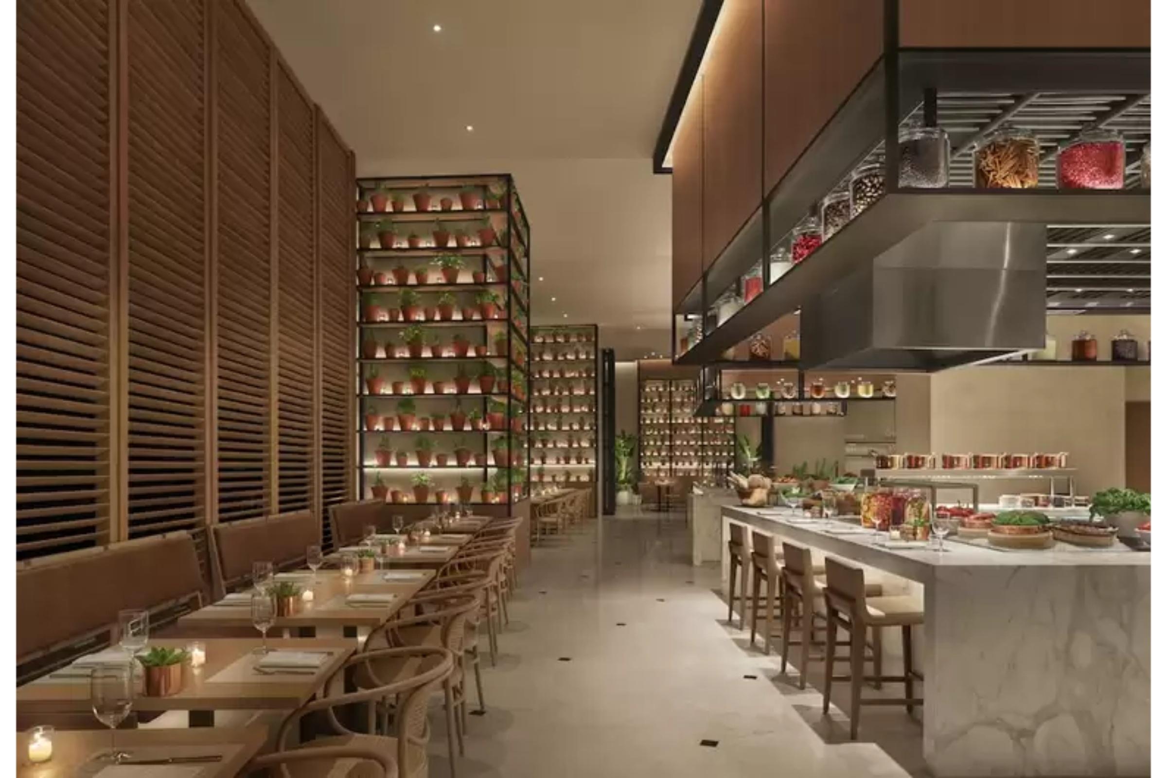 ดิ อาบูดาบี เอดิชั่น Hotel ภายนอก รูปภาพ The interior of the restaurant