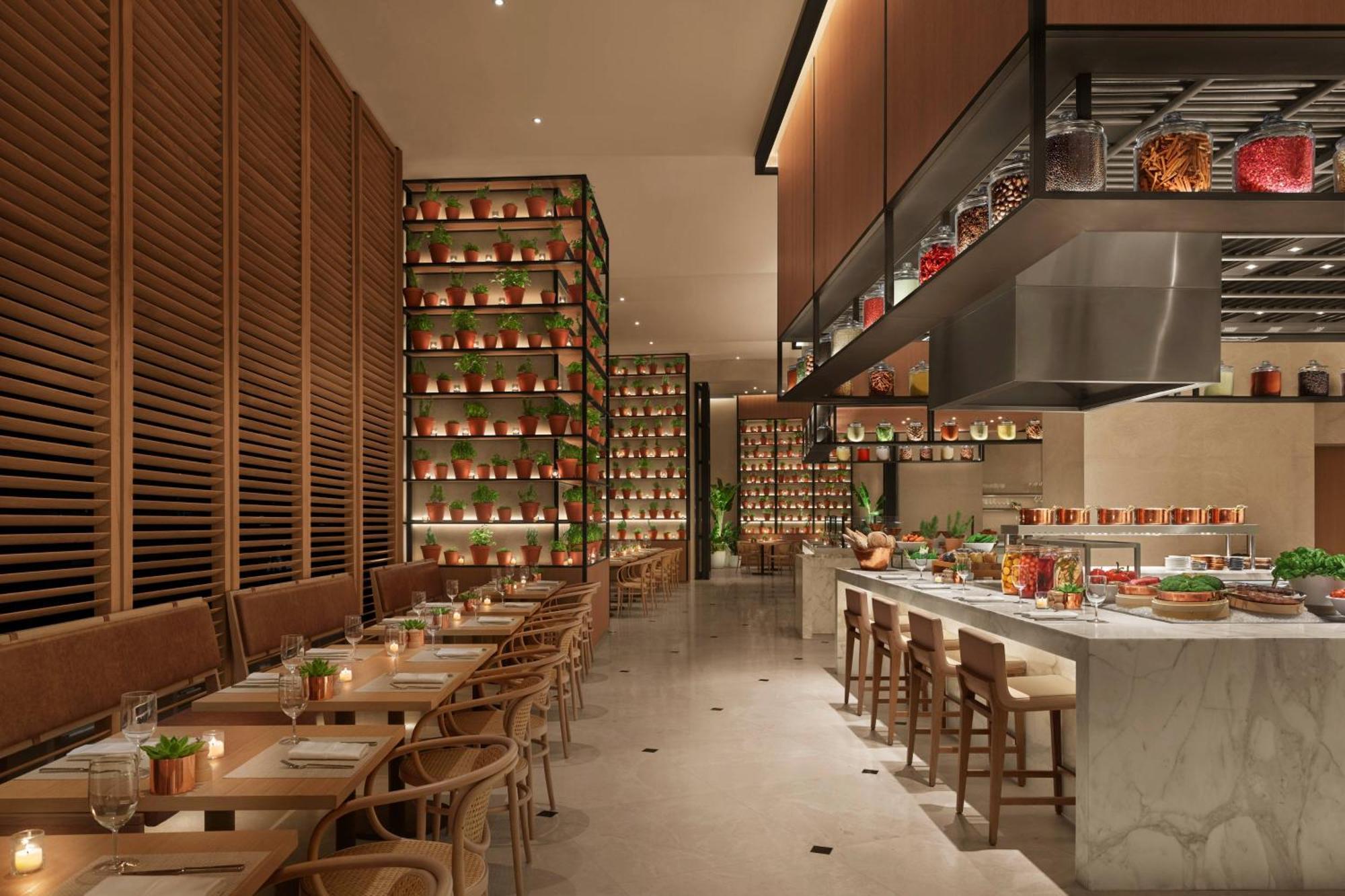 ดิ อาบูดาบี เอดิชั่น Hotel ภายนอก รูปภาพ The interior of the restaurant