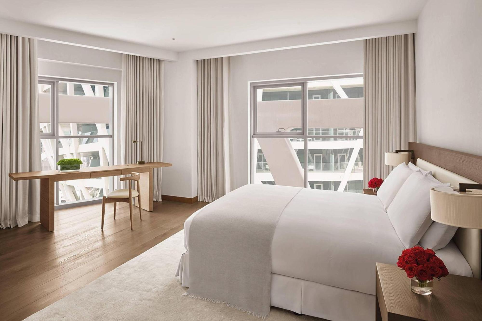 ดิ อาบูดาบี เอดิชั่น Hotel ภายนอก รูปภาพ A bedroom at The London West Hollywood